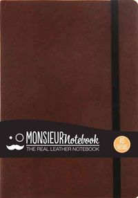 Produktbild: Monsieur Notebook Leather Journal - Brown Dot Grid Medium A5
