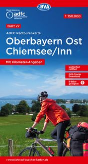 Bild vom Artikel ADFC-Radtourenkarte 27 Oberbayern Ost / Chiemsee / Inn 1:150.000, reiß- und wetterfest, GPS-Tracks Download vom Autor Allgemeiner Deutscher Fahrrad-Club e.V. (ADFC)