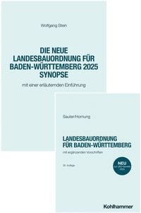Produktbild: Landesbauordnung f&uuml;r Baden-W&uuml;rttemberg - Textausgabe + Synopse - Paket