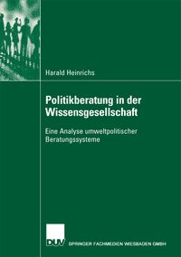 Produktbild: Politikberatung in der Wissensgesellschaft