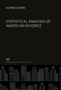 Produktbild: Statistical Analysis of American Divorce