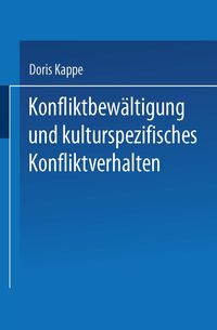 Produktbild: Konfliktbew&auml;ltigung und kulturspezifisches Konfliktverhalten