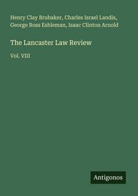 Produktbild: The Lancaster Law Review