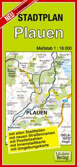 Produktbild: Stadtplan Plauen