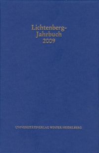 Produktbild: Lichtenberg-Jahrbuch 2009