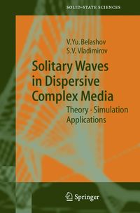Produktbild: Solitary Waves in Dispersive Complex Media