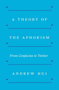 Produktbild: A Theory of the Aphorism