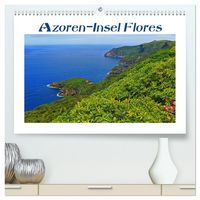 Produktbild: Azoren-Insel Flores - Farbtupfer auf einem erloschenen Vulkan Portugals (hochwertiger Premium Wandkalender 2026 DIN A2 quer), Kunstdruck in Hochglanz