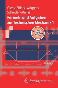 Bild vom Artikel Formeln und Aufgaben zur Technischen Mechanik 1 vom Autor Dietmar Gross