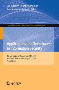 Produktbild: Applications and Techniques in Information Security