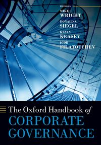 Produktbild: The Oxford Handbook of Corporate Governance