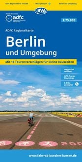 Produktbild: BVA ADFC Regionalkarte Berlin und Umgebung, mit Knotenpunkten 1:75.000