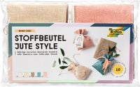 Produktbild: FOLIA&reg; Stoffbeutel Jute, 100 x 135 mm