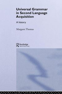 Produktbild: Universal Grammar in Second-Language Acquisition
