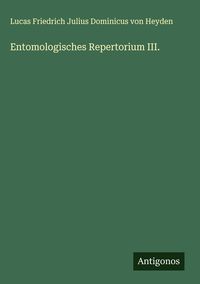 Produktbild: Entomologisches Repertorium III.