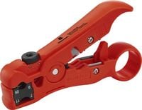 Produktbild: TOOLCRAFT TO-6609318 HSK-4132 Abisolierzange Geeignet f&uuml;r Koaxialkabel, Rundkabel
