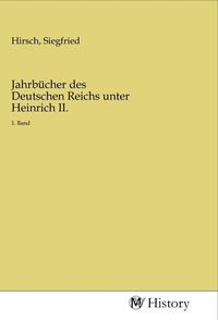 Produktbild: Jahrb&uuml;cher des Deutschen Reichs unter Heinrich II.