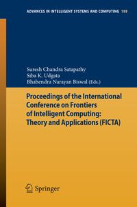 Produktbild: Proceedings of the International Conference on Frontiers of Intelligent Computing: Theory and Applications (FICTA)