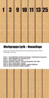 Produktbild: Werkgruppe Lyrik &ndash; Neuauflage