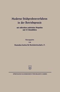 Produktbild: Moderne Stichprobenverfahren in der Betriebspraxis