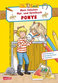 Produktbild: Conni Gelbe Reihe (Besch&auml;ftigungsbuch): Mein liebstes Mal- und Spielbuch: Ponys