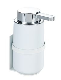 Produktbild: Wand Seifenspender Mod. Woya, Wei&szlig;, Keramik-Seifenspender, 250 ml