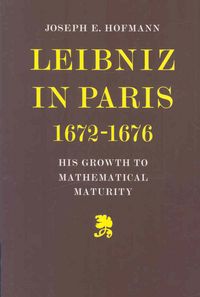 Produktbild: Leibniz in Paris 1672-1676
