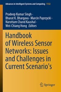 Produktbild: Handbook of Wireless Sensor Networks: Issues and Challenges in Current Scenario's