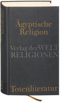 Produktbild: &Auml;gyptische Religion. Totenliteratur