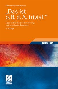 Produktbild: Das ist o. B. d. A. trivial!