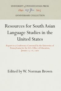 Produktbild: Resources for South Asian Language Studies in the United States