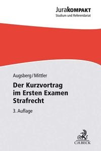 Produktbild: Der Kurzvortrag im Ersten Examen - Strafrecht