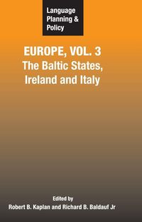 Produktbild: Language Planning and Policy in Europe, Vol. 3