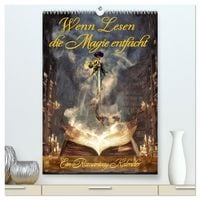 Produktbild: Wenn Lesen die Magie entfacht (hochwertiger Premium Wandkalender 2026 DIN A2 hoch), Kunstdruck in Hochglanz