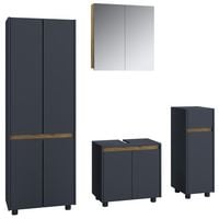 Produktbild: 4-tlg. Badm&ouml;bel Set Komplett Badschrank Cosila XL