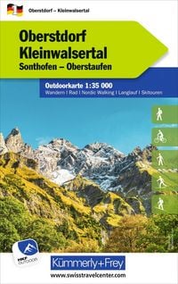 Produktbild: K&uuml;mmerly+Frey Outdoorkarte Deutschland 1 Oberstdorf, Kleinwalsertal 1:35.000
