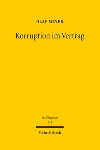 Produktbild: Korruption im Vertrag