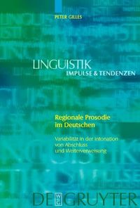 Produktbild: Regionale Prosodie im Deutschen