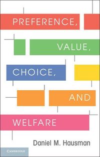 Produktbild: Preference, Value, Choice, and Welfare