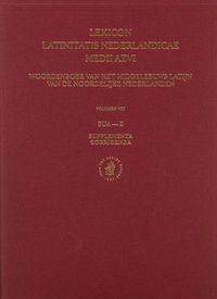 Produktbild: Lexicon Latinitatis Nederlandicae Medii Aevi