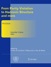 Produktbild: From Parity Violation to Hadronic Structure and more