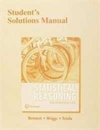 Produktbild: Bennett, J: Student's Solutions Manual for Statistical Reaso