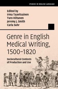 Produktbild: Genre in English Medical Writing, 1500-1820