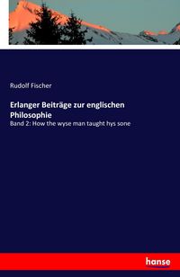 Produktbild: Erlanger Beitr&auml;ge zur englischen Philosophie