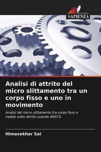 Produktbild: Analisi di attrito del micro slittamento tra un corpo fisso e uno in movimento