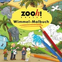 Produktbild: Zoo Z&uuml;rich Wimmel-Malbuch
