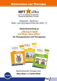 Produktbild: MFT 4-8 sTArs - Materialsammlung zu "&Uuml;bung & Spa&szlig; mit Muki, dem Affen" f&uuml;r Therapeutinnen und Therapeuten