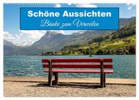 Produktbild: Sch&ouml;ne Aussichten B&auml;nke zum Verweilen (Wandkalender 2027 DIN A2 quer), CALVENDO Monatskalender