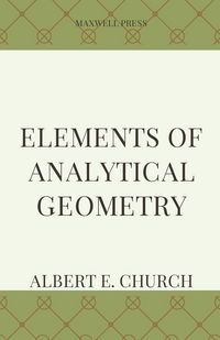 Produktbild: Elements of Analytical Geometry