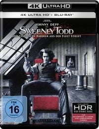 Produktbild: Sweeney Todd: Der teuflische Barbier aus der Fleet Street (4K-UHD+Blu-ray)